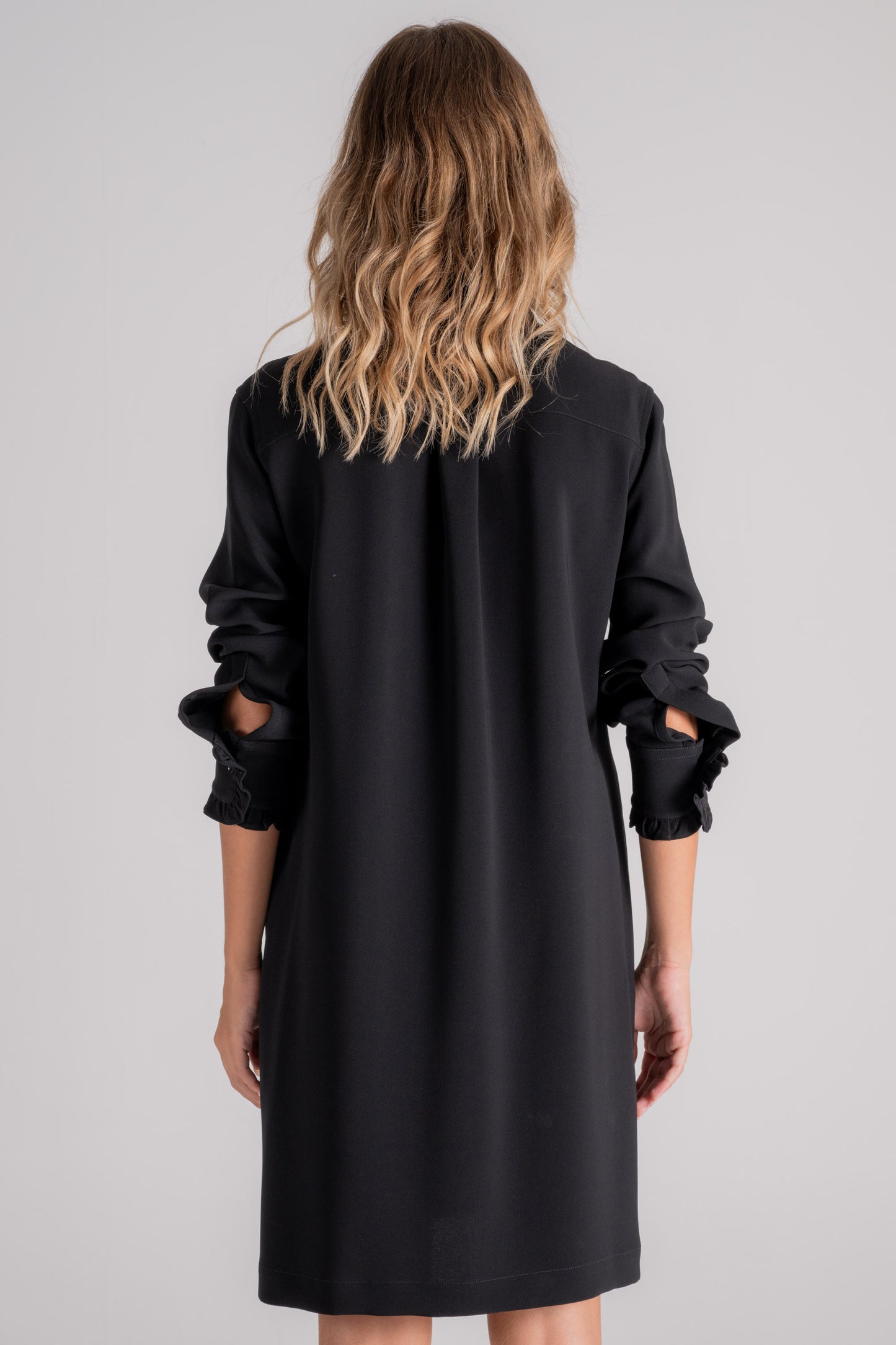 Aspesi Abito Nero 70% Triacetato 30% Poliestere Nero Donna - 9
