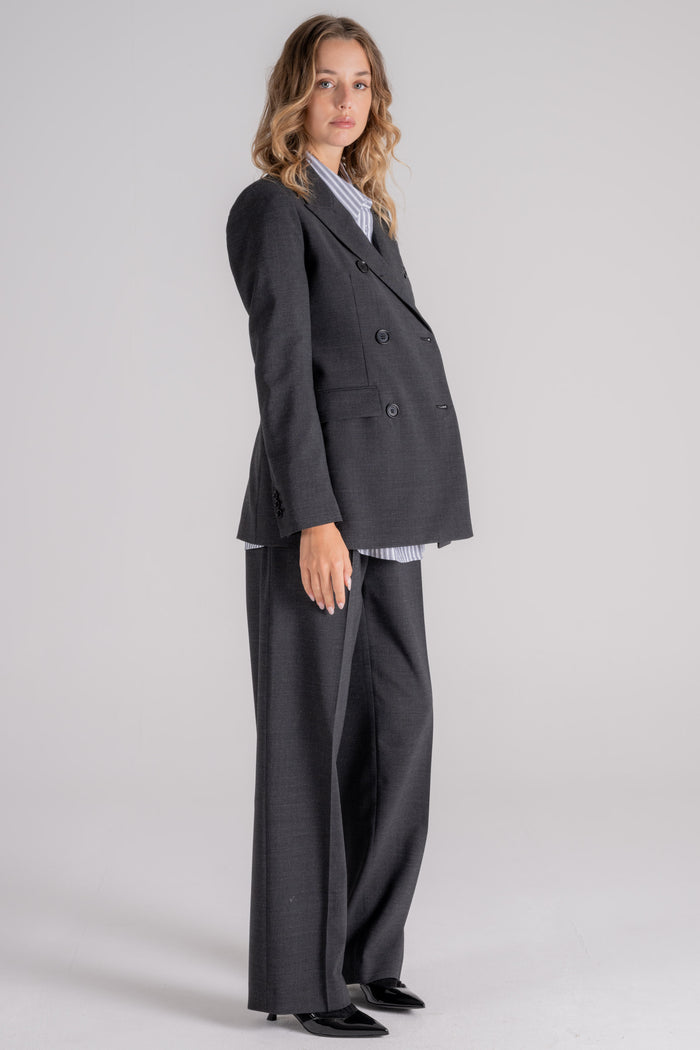 Aspesi Tailleur Poliestere/lana Vergine Grigio Grigio Donna - 3