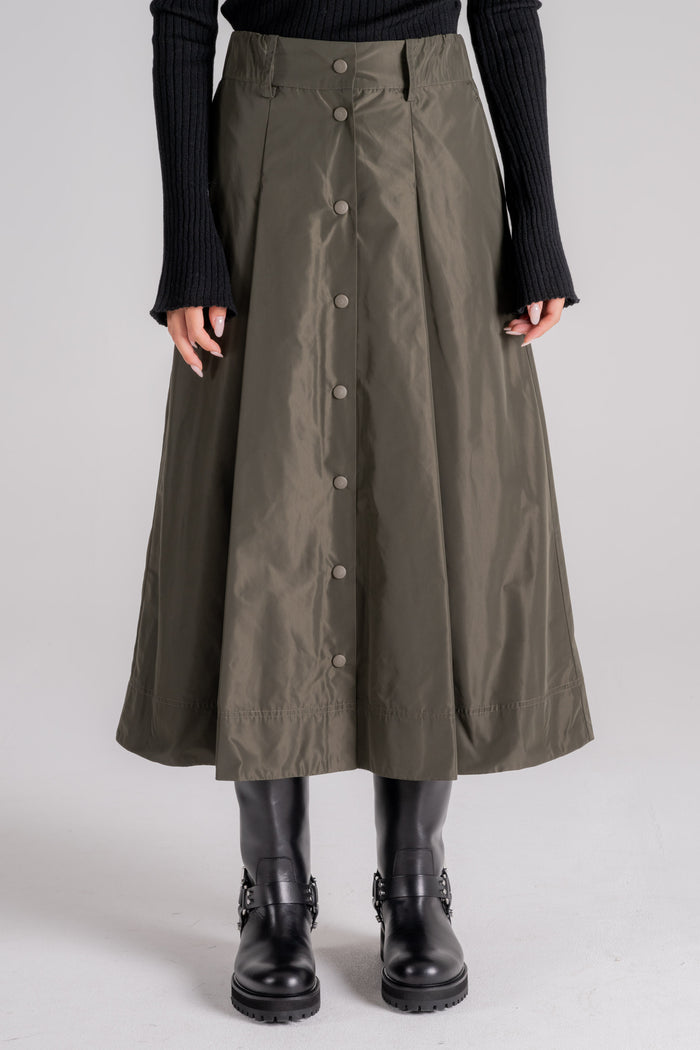 Aspesi Gonna 100% Poliestere Verde Verde Donna - 1