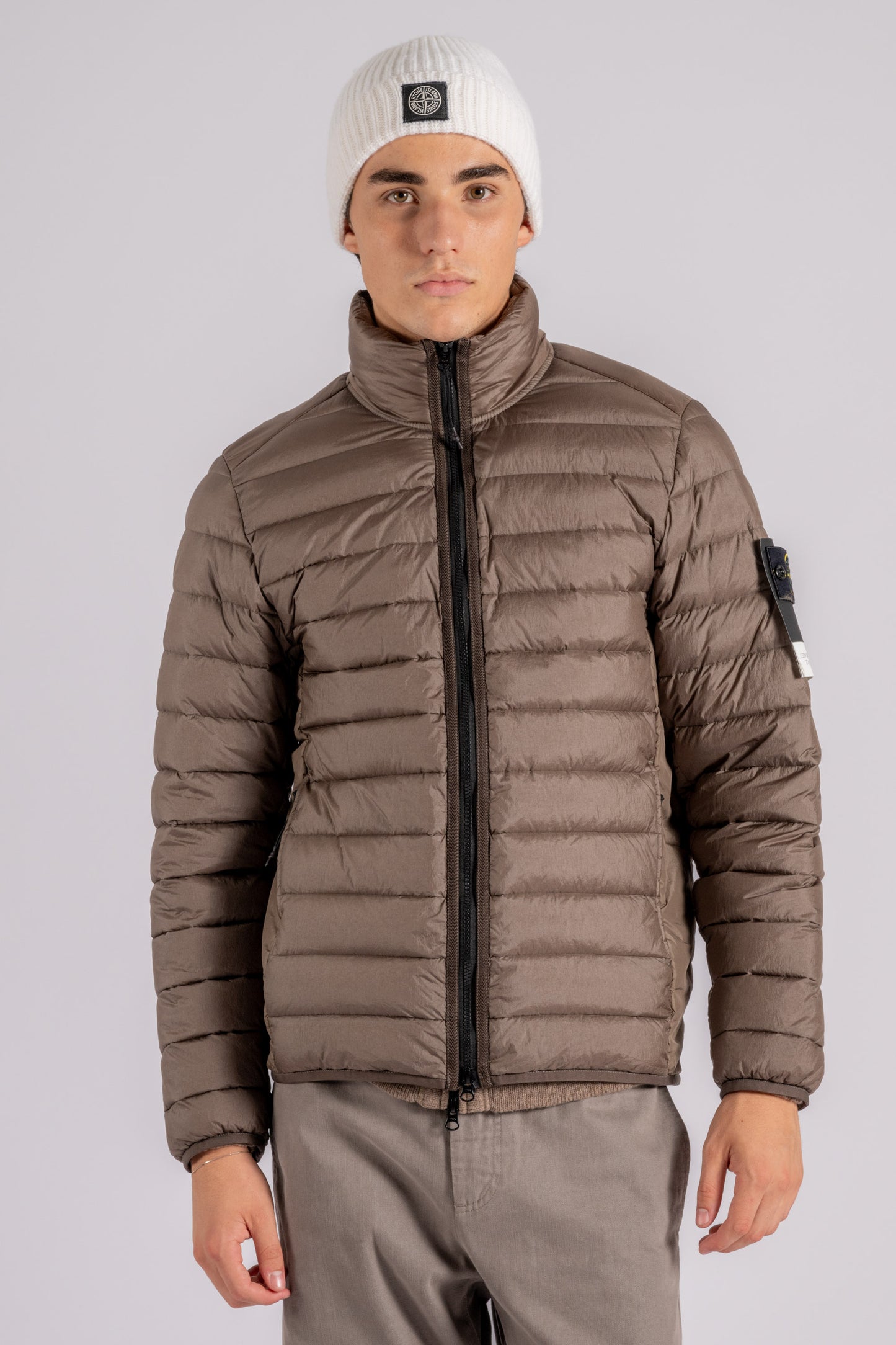 Stone Island Down Jacket Rds Brown 100% Polyamide Marrone Uomo - 3