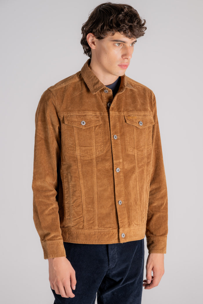 Barbour Wax Jacket Ogston In Cotton/elastane Marrone Uomo - 2