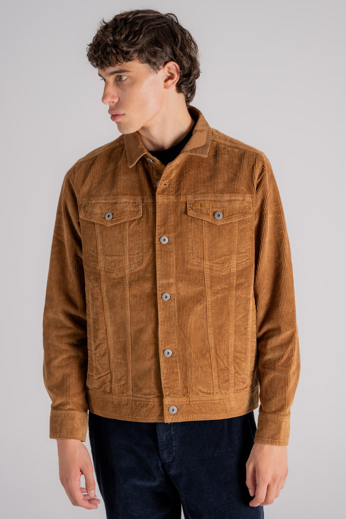 Barbour Wax Jacket Ogston In Cotton/elastane Marrone Uomo - 3