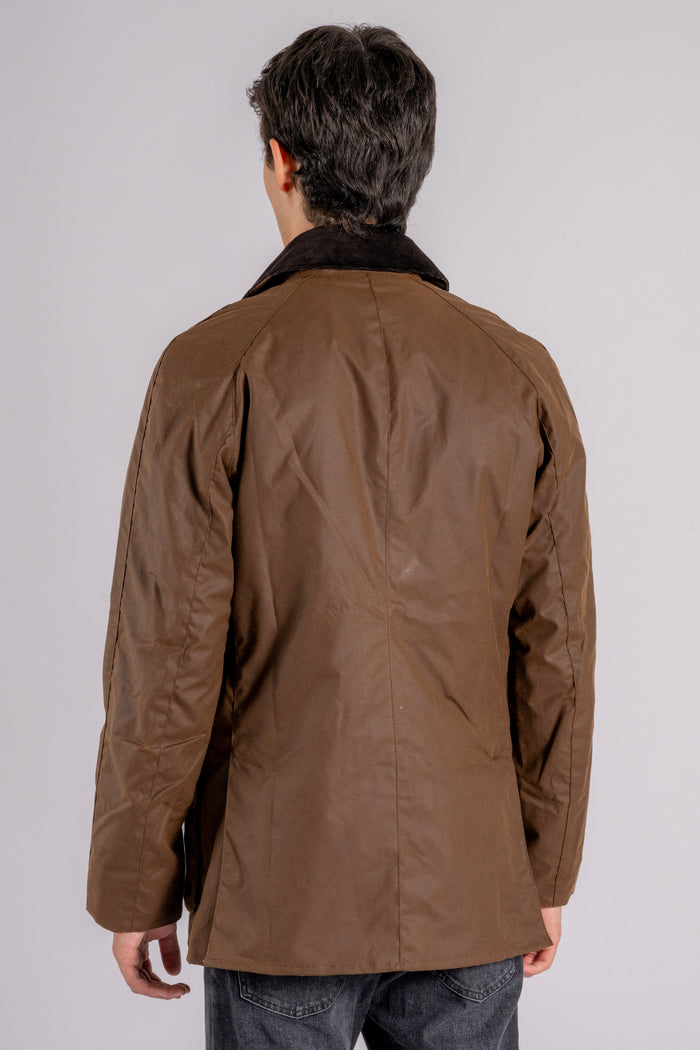 Barbour Ashby Wax Jacket 100% Cotton Multicolor Marrone Uomo - 6