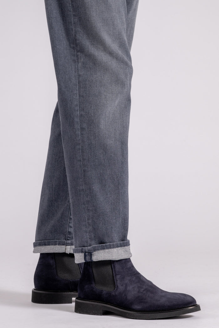 Doucal's Beatles Blu In Pelle Blu Uomo - 5