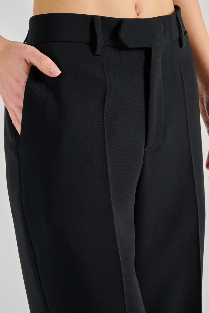 Aspesi Pantaloni Tessuto Nero Nero Donna - 3