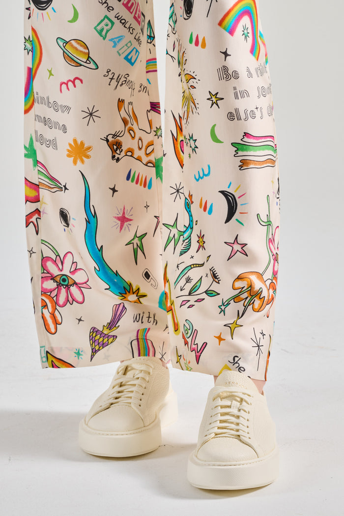 Henderson Baracco Sneakers Pelle Bianco-2