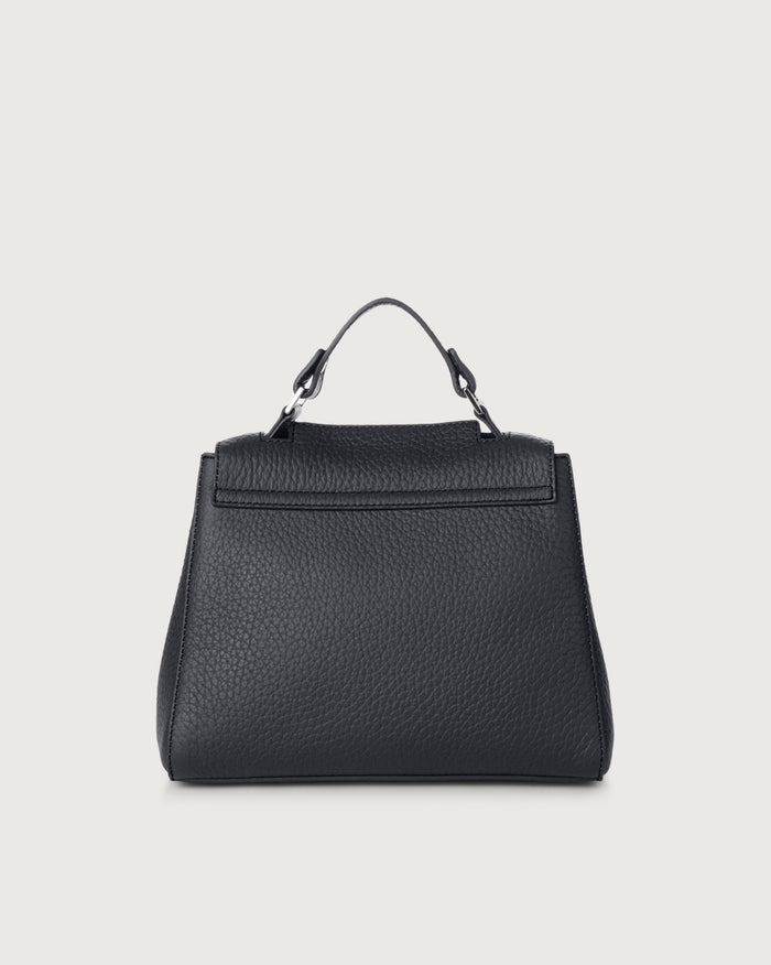 Orciani Borsa Sveva Piccola Soft Pelle Blu-2