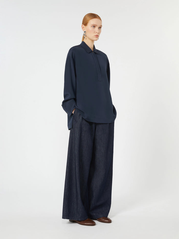Max Mara S Pantalone In Denim Donna