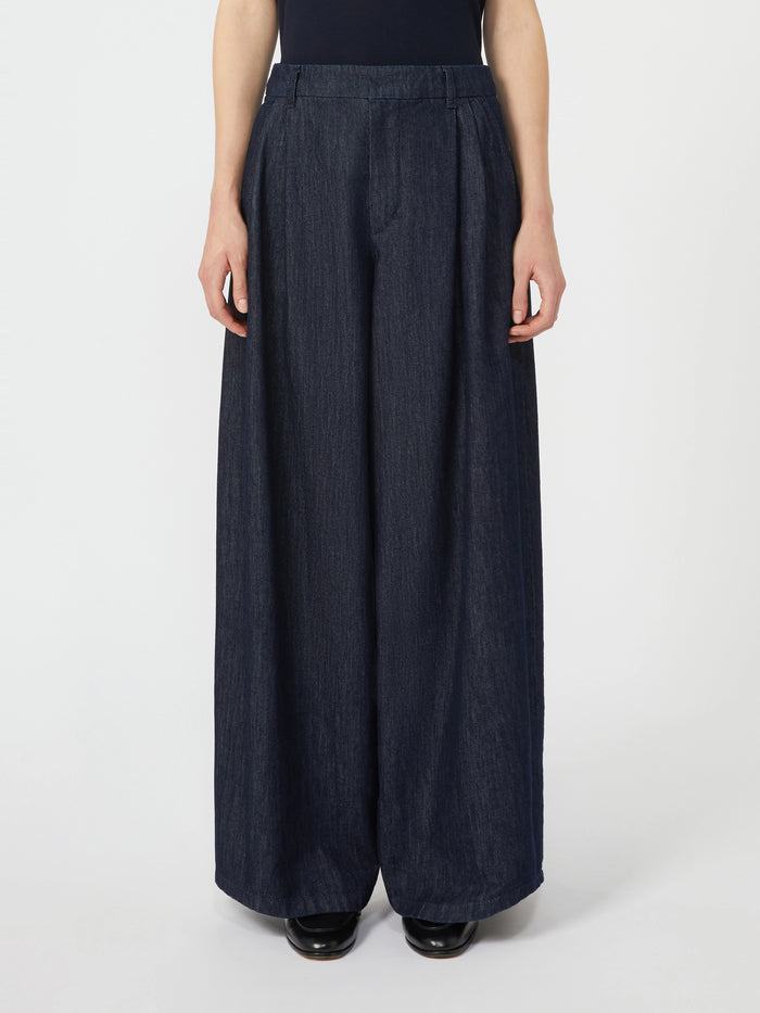 Max Mara S Pantalone In Denim Donna-2