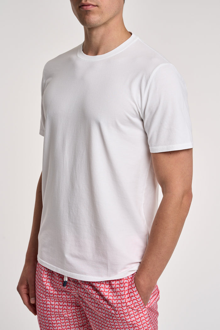  Fedeli T-shirt Gary Dry Jersey Cotone/elastan Multicolor Bianco Uomo - 2