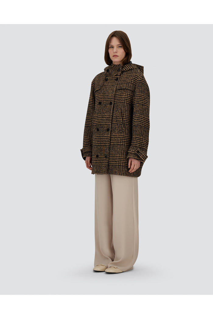 Herno Parka Medio Doppiopetto Donna-2