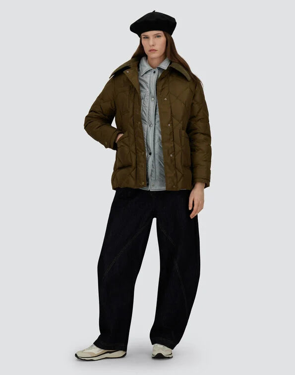 Herno Piumino Parka Corto Con Dettagli Donna-2