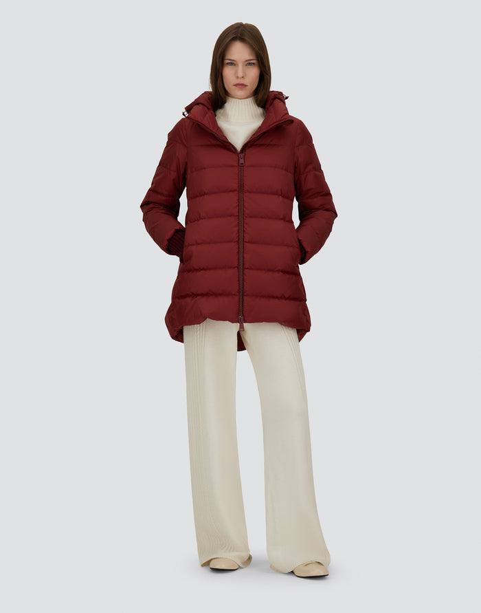 Herno Piumino A-shape Chamonix Rosso Donna