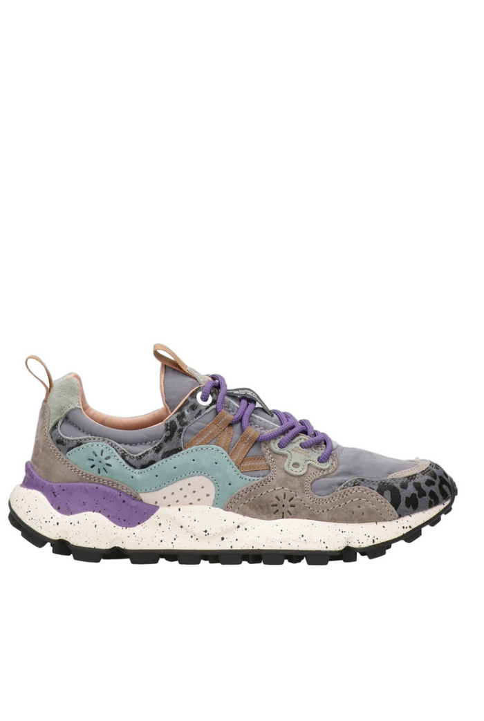 Flower Mountain Sneakers Suede Pony Hair Nylon Donna