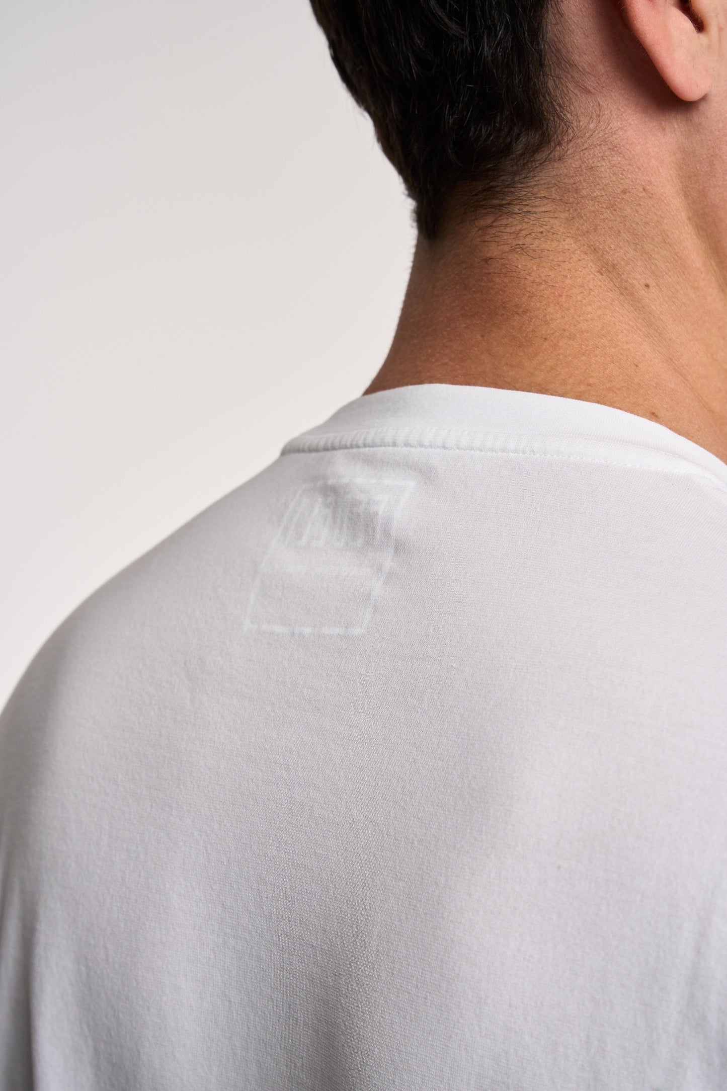  Fedeli T-shirt Gary Dry Jersey Cotone/elastan Multicolor Bianco Uomo - 5
