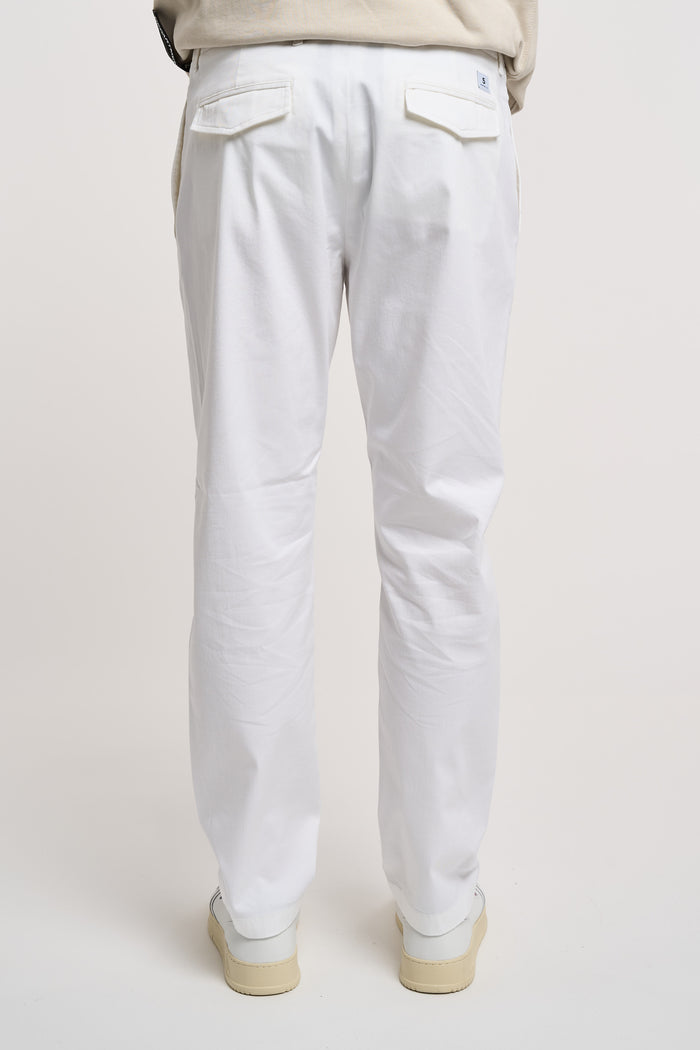  Department 5 Pantalone Chinos Classic Cotone/elastano Bianco Bianco Uomo - 4