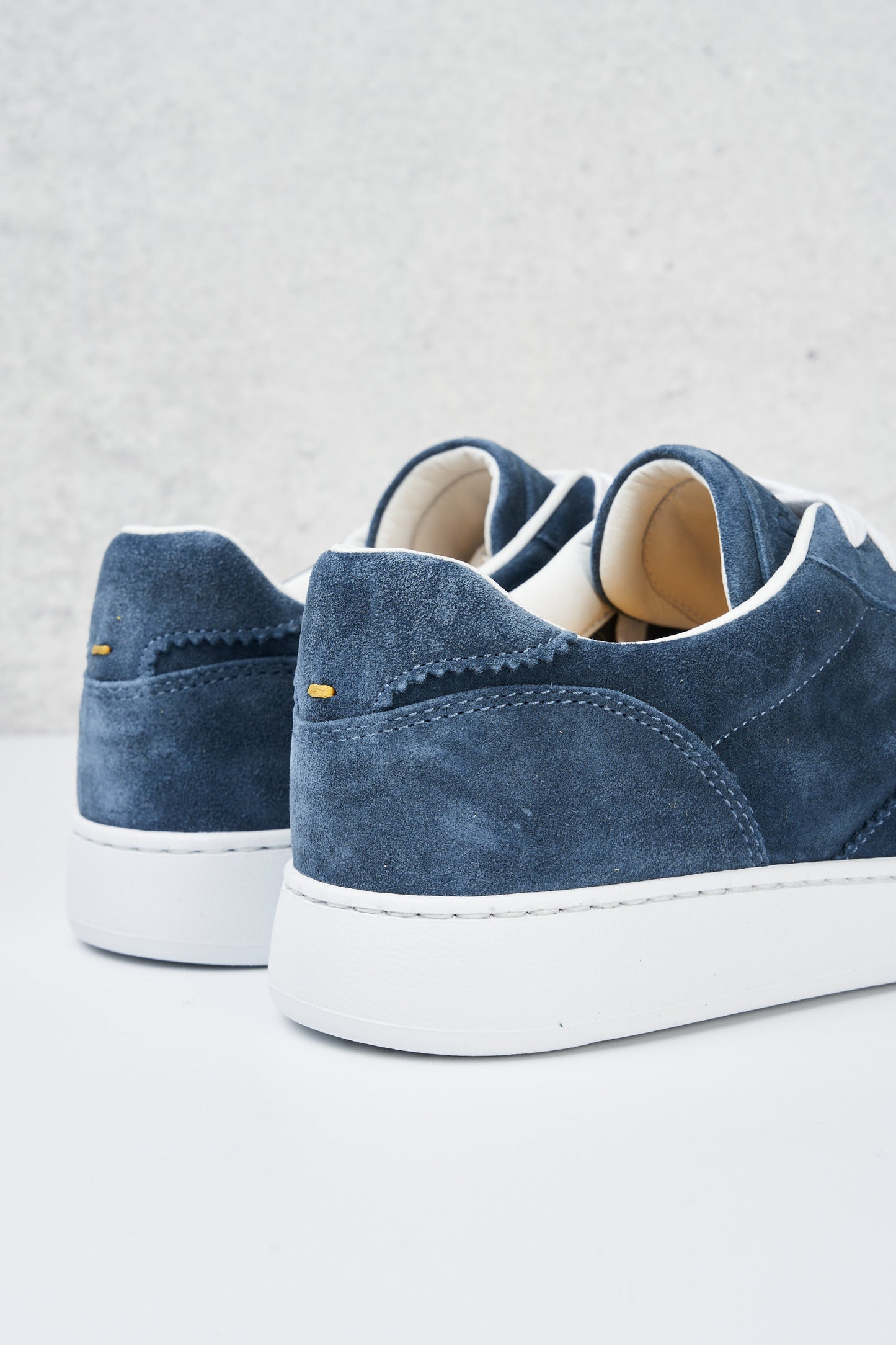  Doucal's Sneakers Wash Bianco Azzurro Uomo - 5