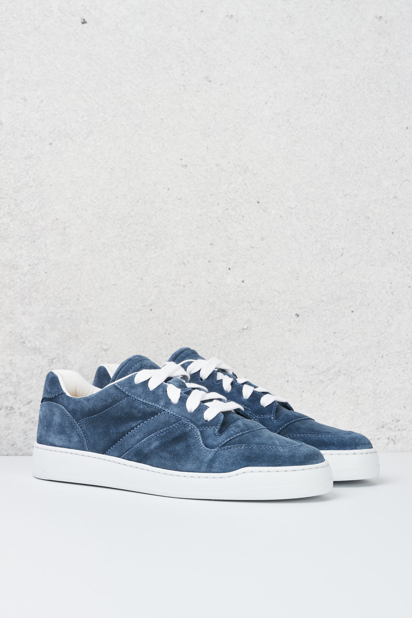  Doucal's Sneakers Wash Bianco Azzurro Uomo - 2