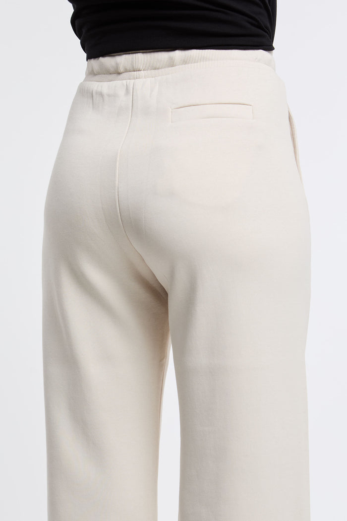  Max Mara S Pantalone 78% Co 22% Pl Bianco Beige Donna - 6