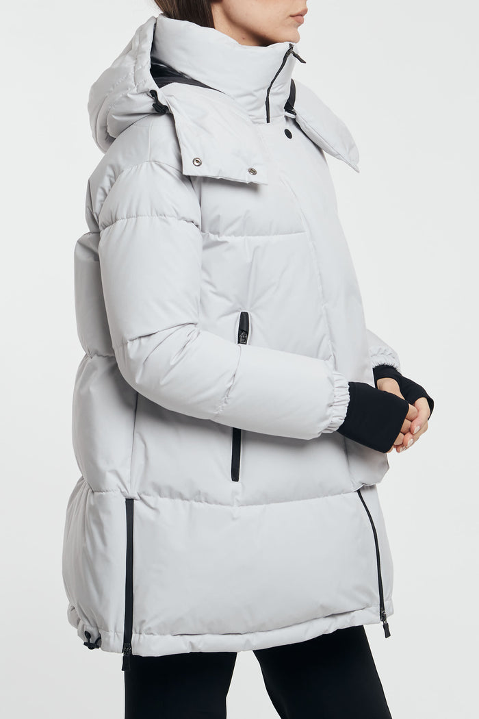 Herno Overcoat With Side Slits White Women Bianco Donna - 5