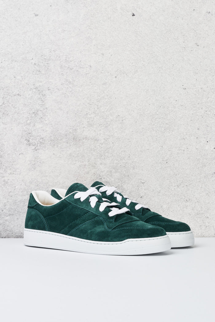  Doucal's Sneakers Wash Bianco Verde Uomo - 2