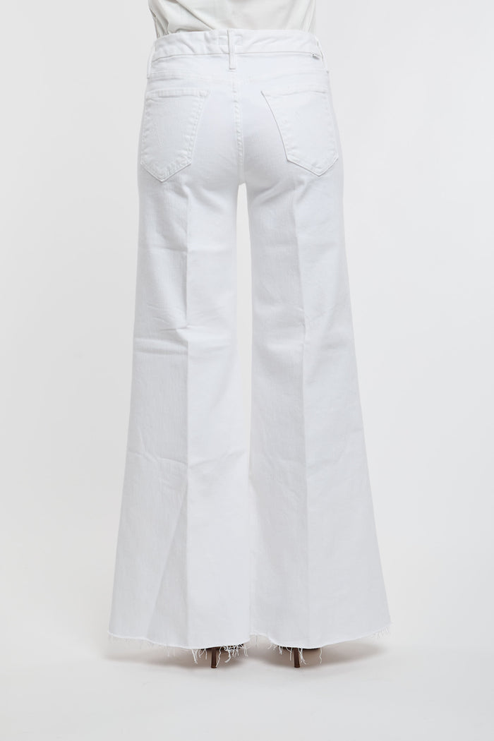  Mother Jeans Multicolor In Cotone, Poliestere Ed Elastan Bianco Donna - 5