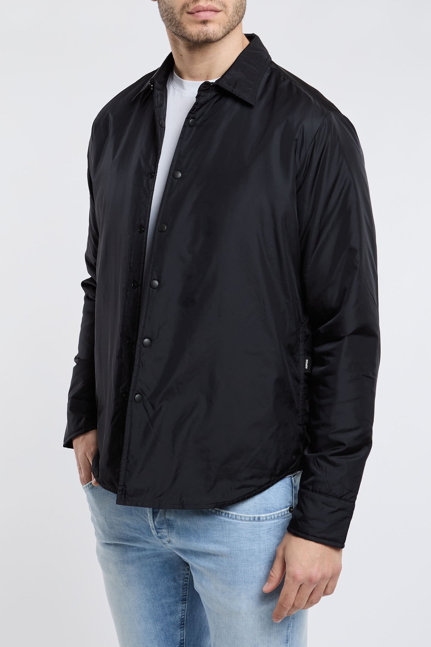 Aspesi Thermal Shirt 100% Pa Black Nero Uomo - 8