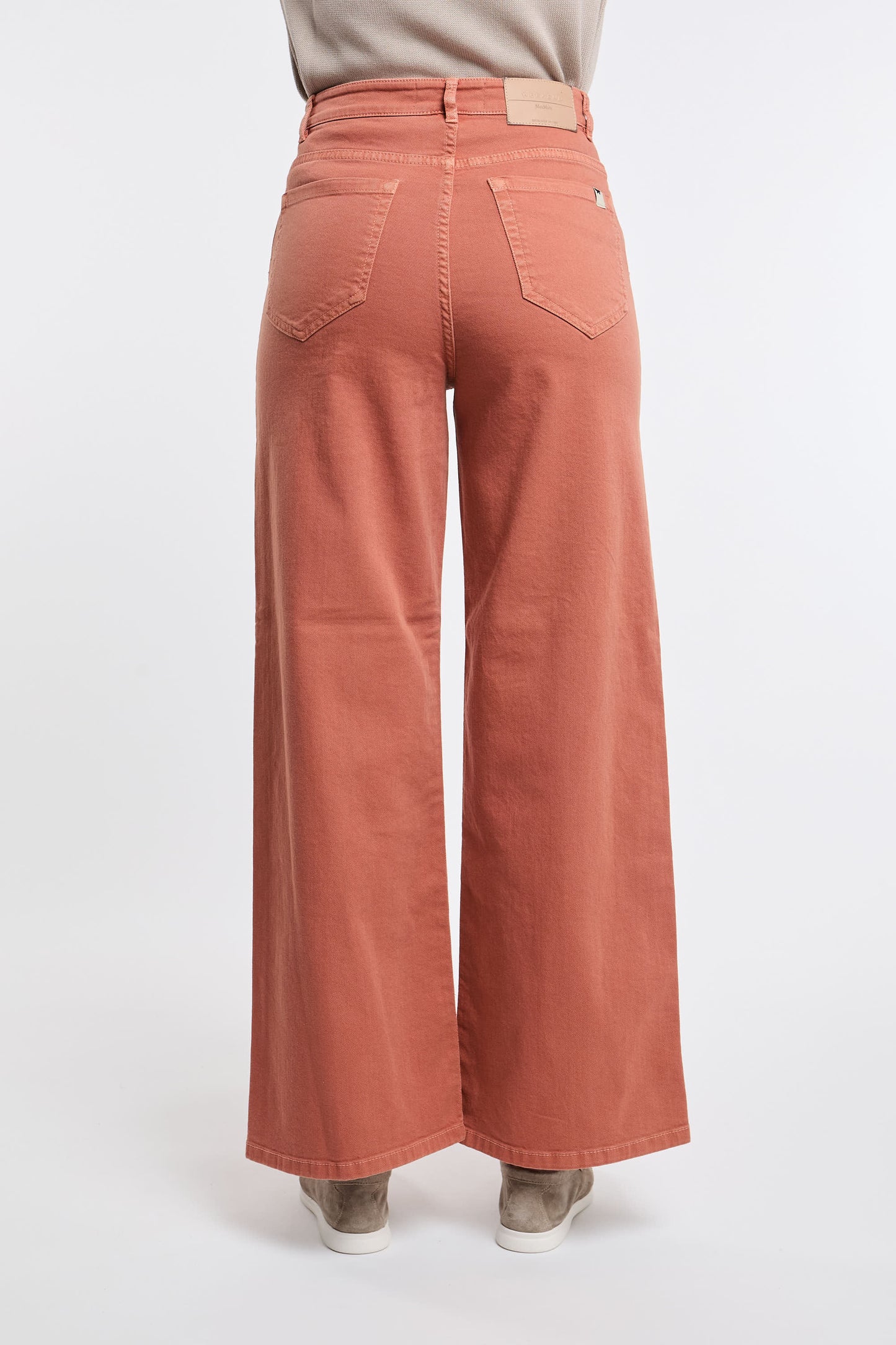  Max Mara Weekend Jeans 98% Co 2% Ea Multicolor Arancione Donna - 5