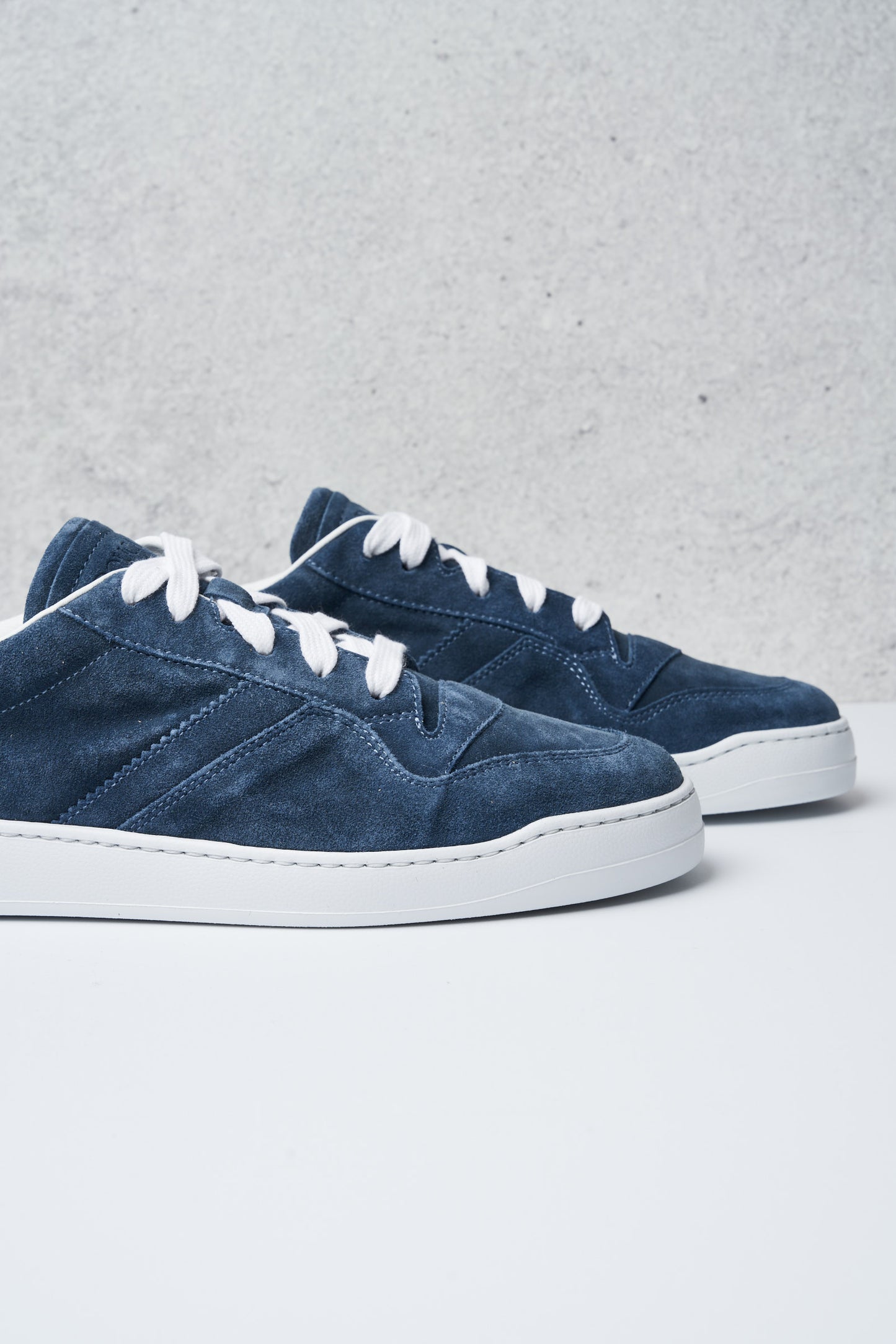  Doucal's Sneakers Wash Bianco Azzurro Uomo - 4