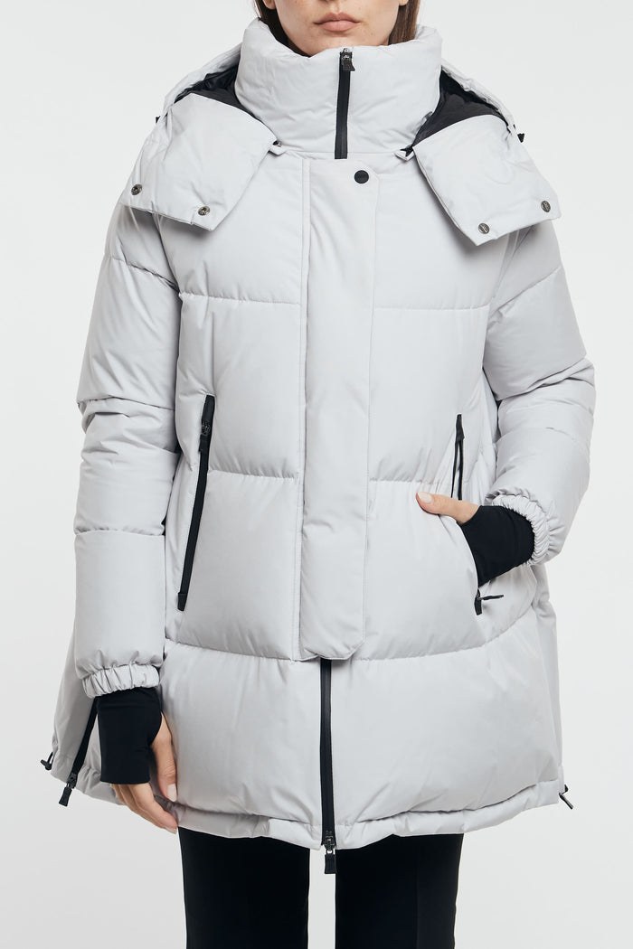 Herno Overcoat With Side Slits White Women Bianco Donna - 4