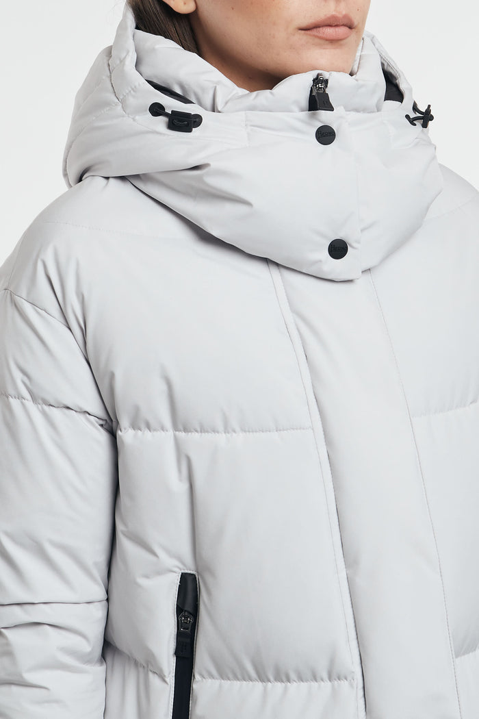 Herno Overcoat With Side Slits White Women Bianco Donna - 7