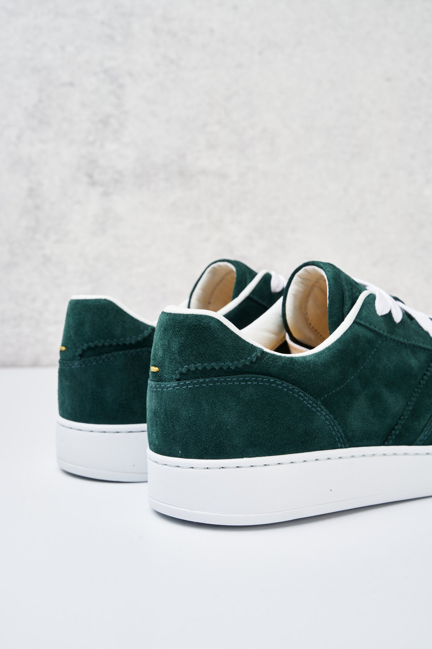  Doucal's Sneakers Wash Bianco Verde Uomo - 3