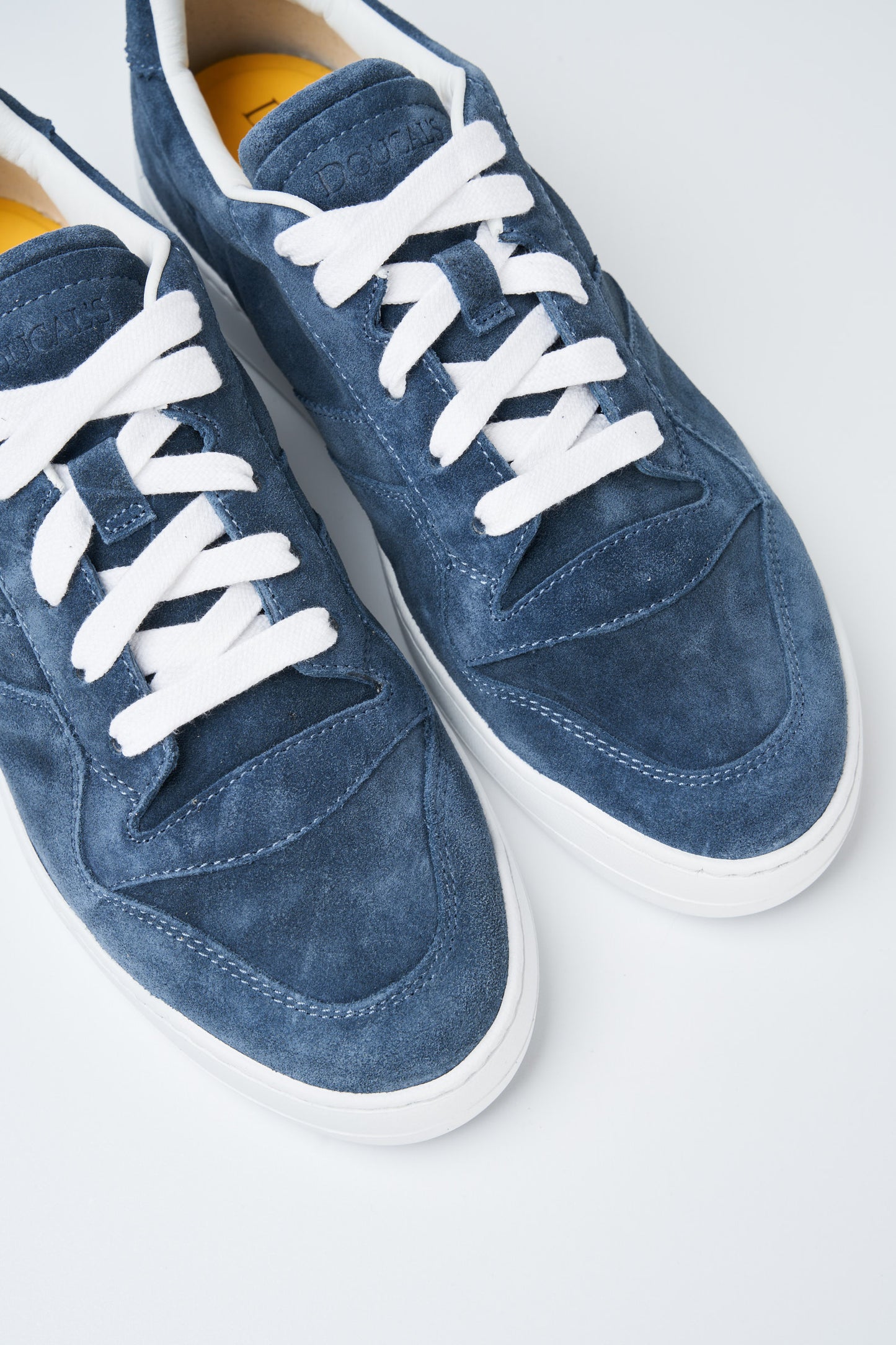  Doucal's Sneakers Wash Bianco Azzurro Uomo - 6