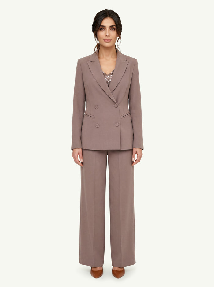 Giacca Doppiopetto Enver Satin  Donna D.Exterior