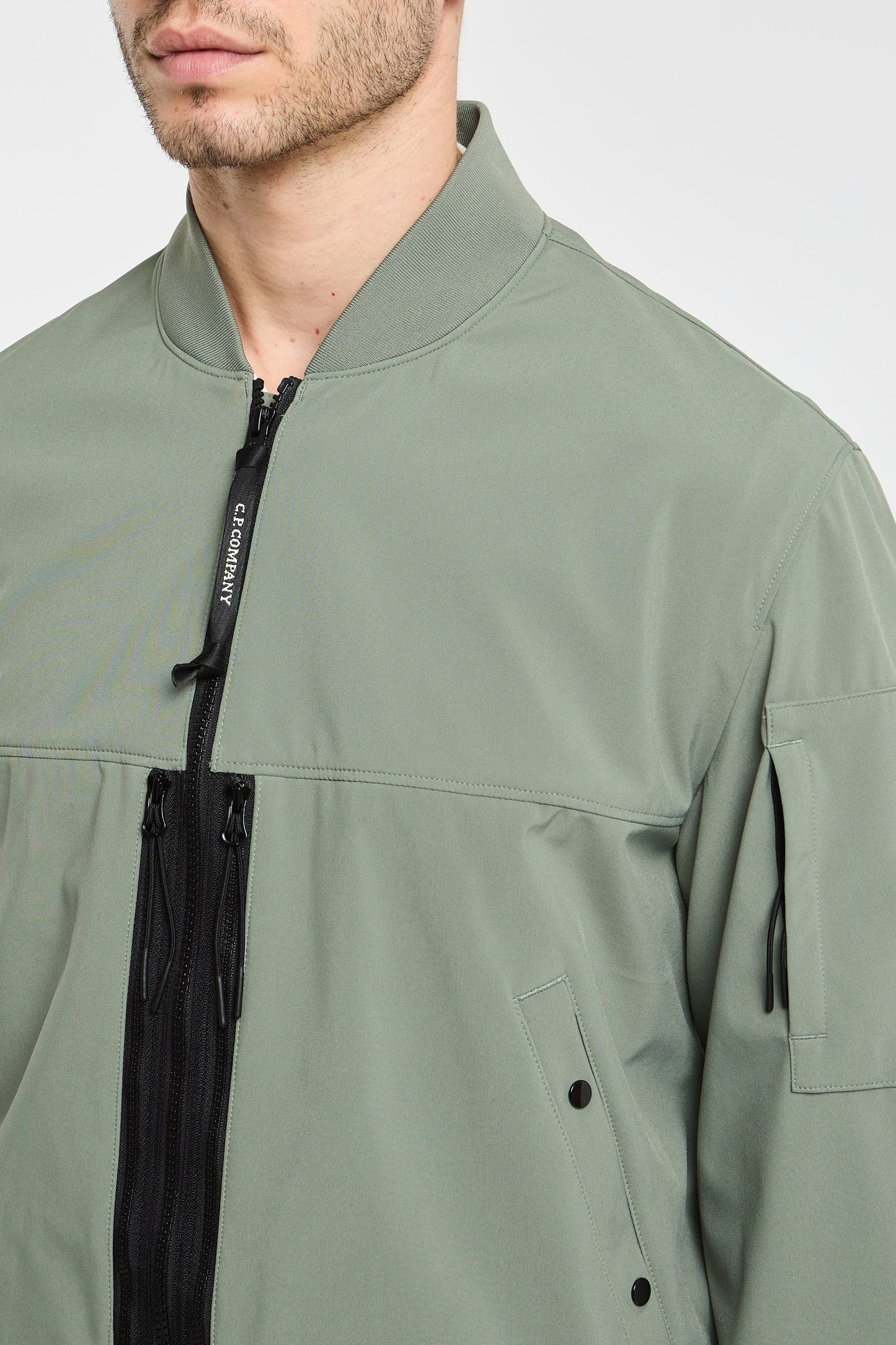  C.p. Company Multicolor Jacket 92% Pl 8% Ea Verde Uomo - 6