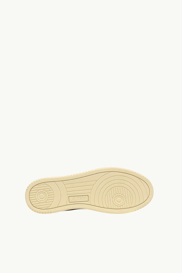  Autry Medalist Low Wom Leat Suede Bianco - 5