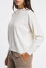  Peserico Maglia Tricot Lana Seta E Cashmere Bianco Bianco Donna - 3