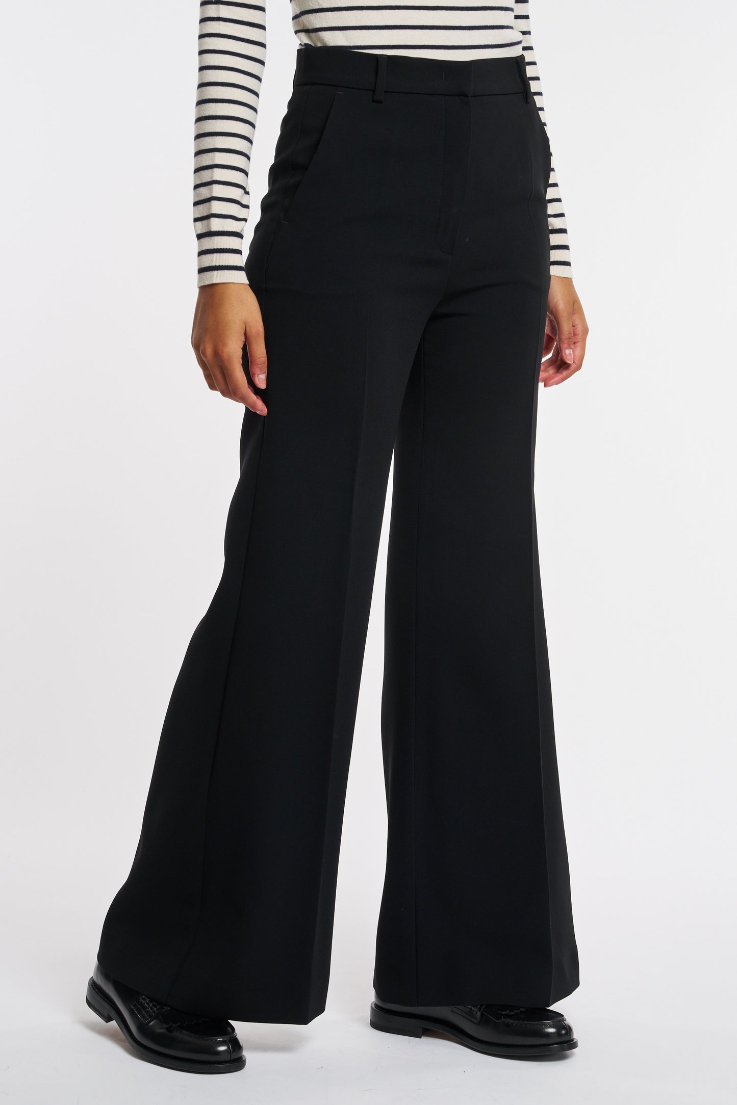  Maxmara Black Women's Trousers Nero Donna - 2