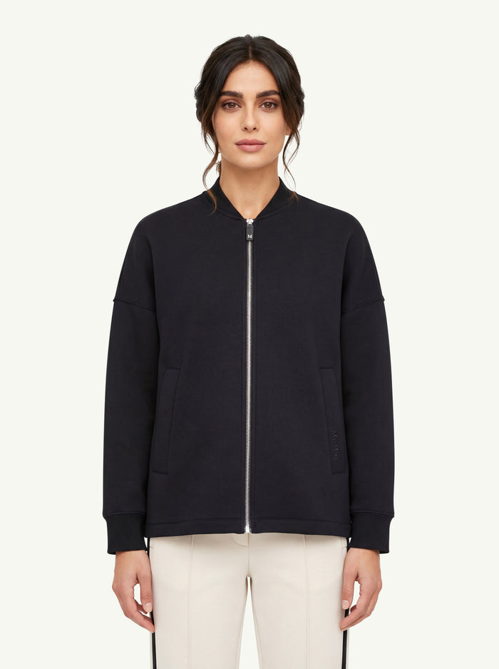  Max Mara S Giubbino In Jersey Nero - 3