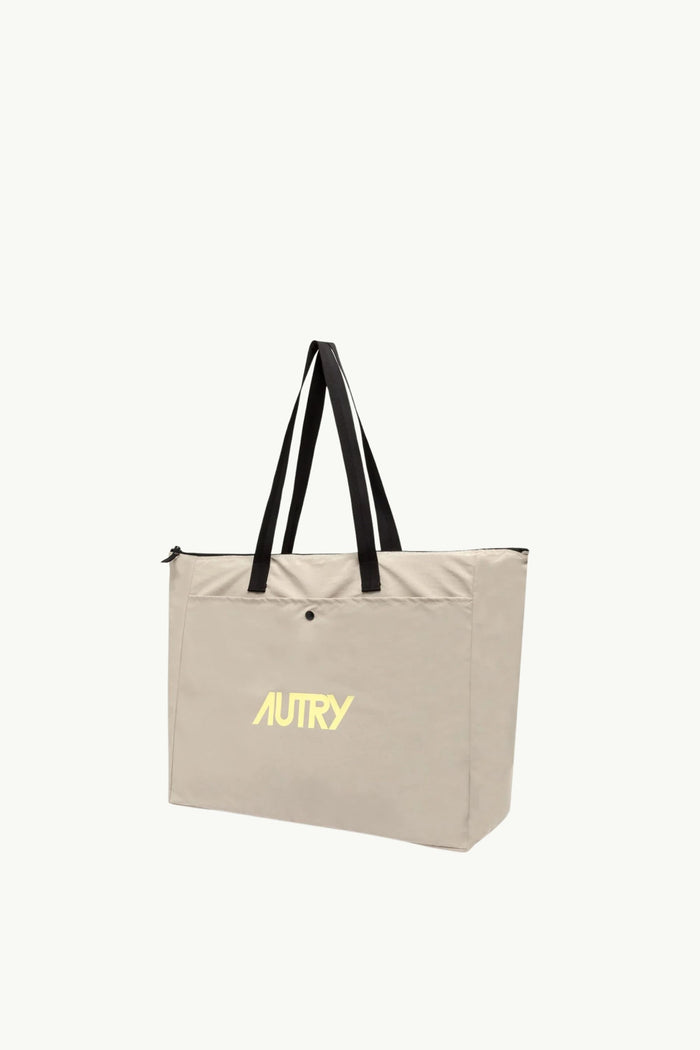  Autry Borsa Nylon Beige - 3