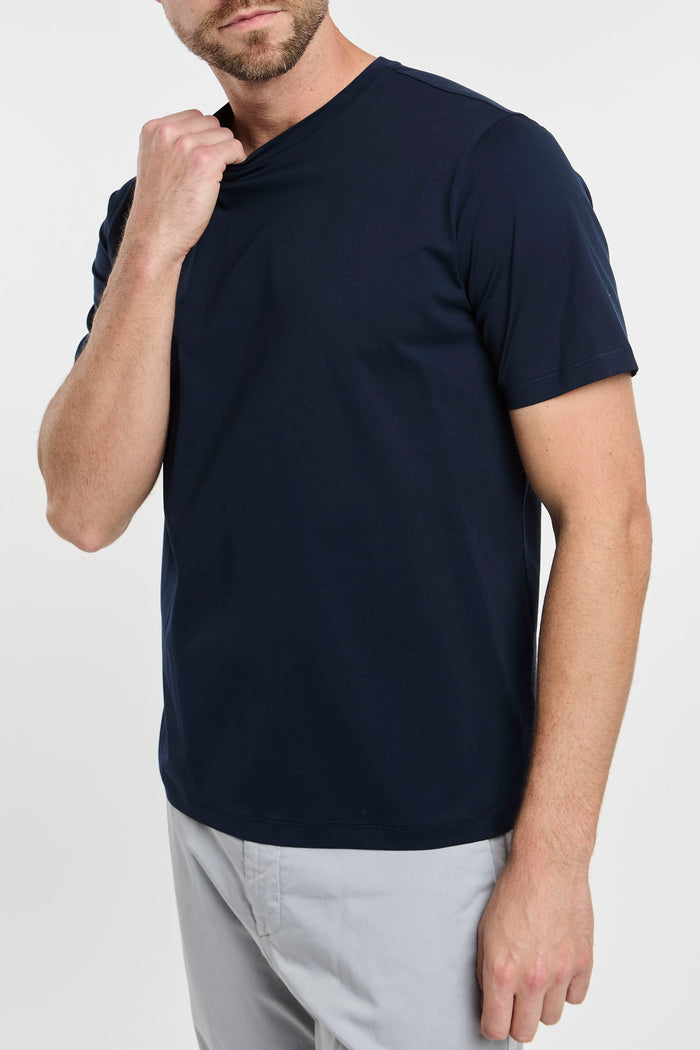  Herno T-shirt 92% Cotone 8% Elastan Blu Blu Uomo - 2