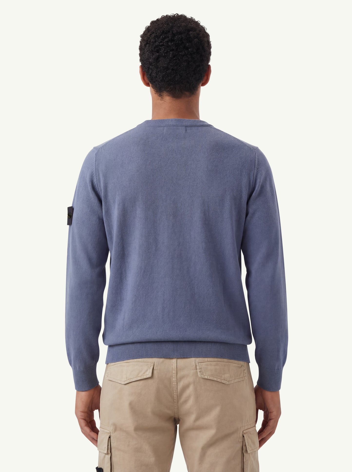 Stone Island Crew Neck Blu - 2