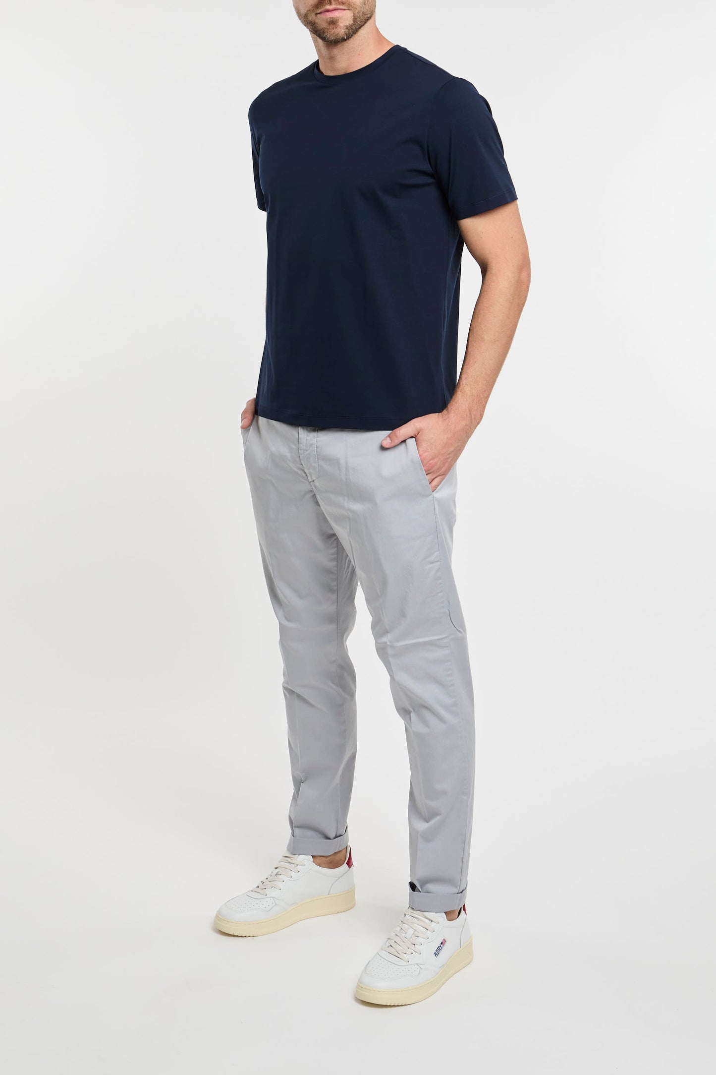  Herno T-shirt 92% Cotone 8% Elastan Blu Blu Uomo - 1