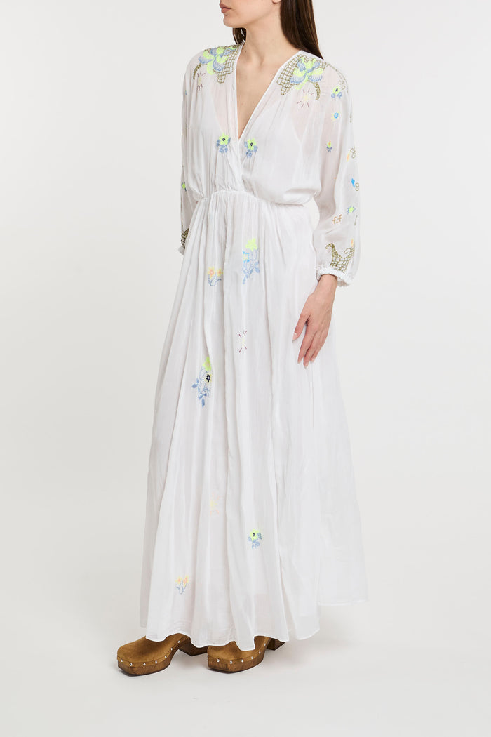  Forte_forte Forte Forte Eden Dress Cotton/silk Multicolor Bianco Donna - 2