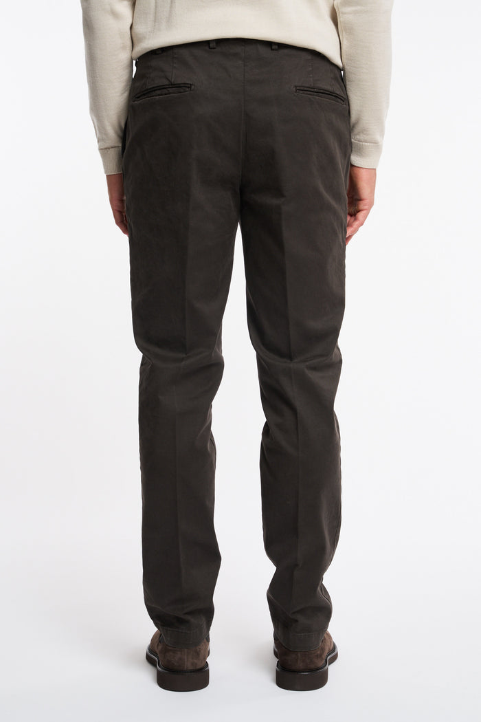 Devore Men's Regular Brown Trousers Marrone Uomo - 4
