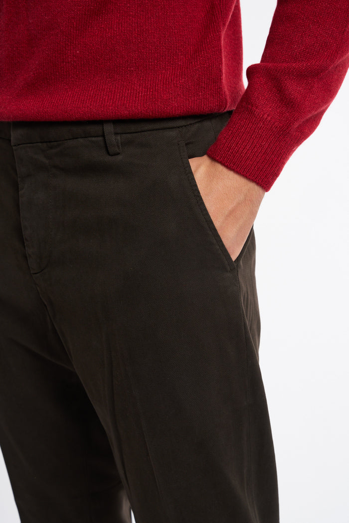  Dondup Gaubert Brown Trousers For Men Marrone Uomo - 4