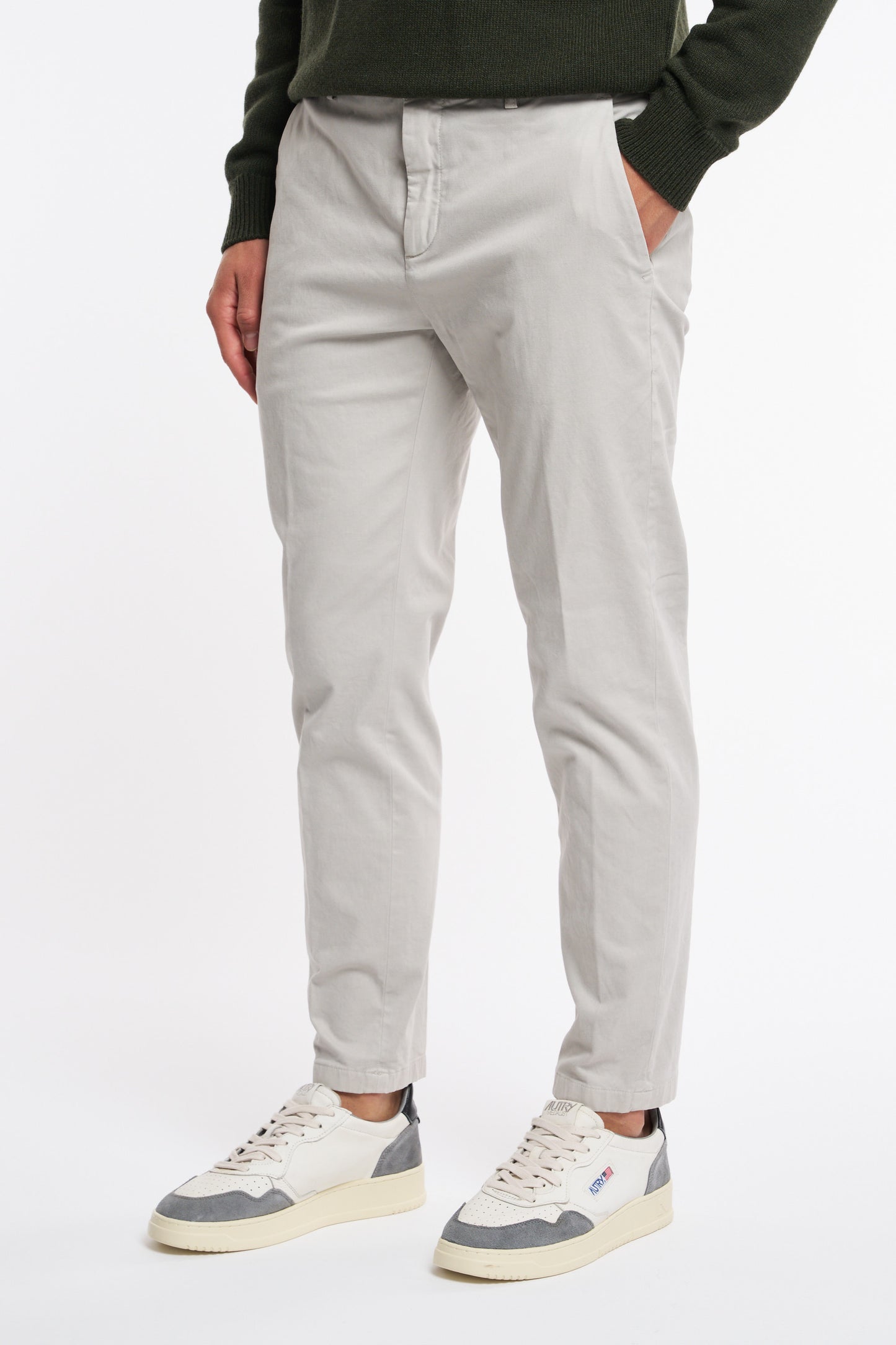 Department 5 Prince Gray Men's Trousers Bianco Uomo - 2