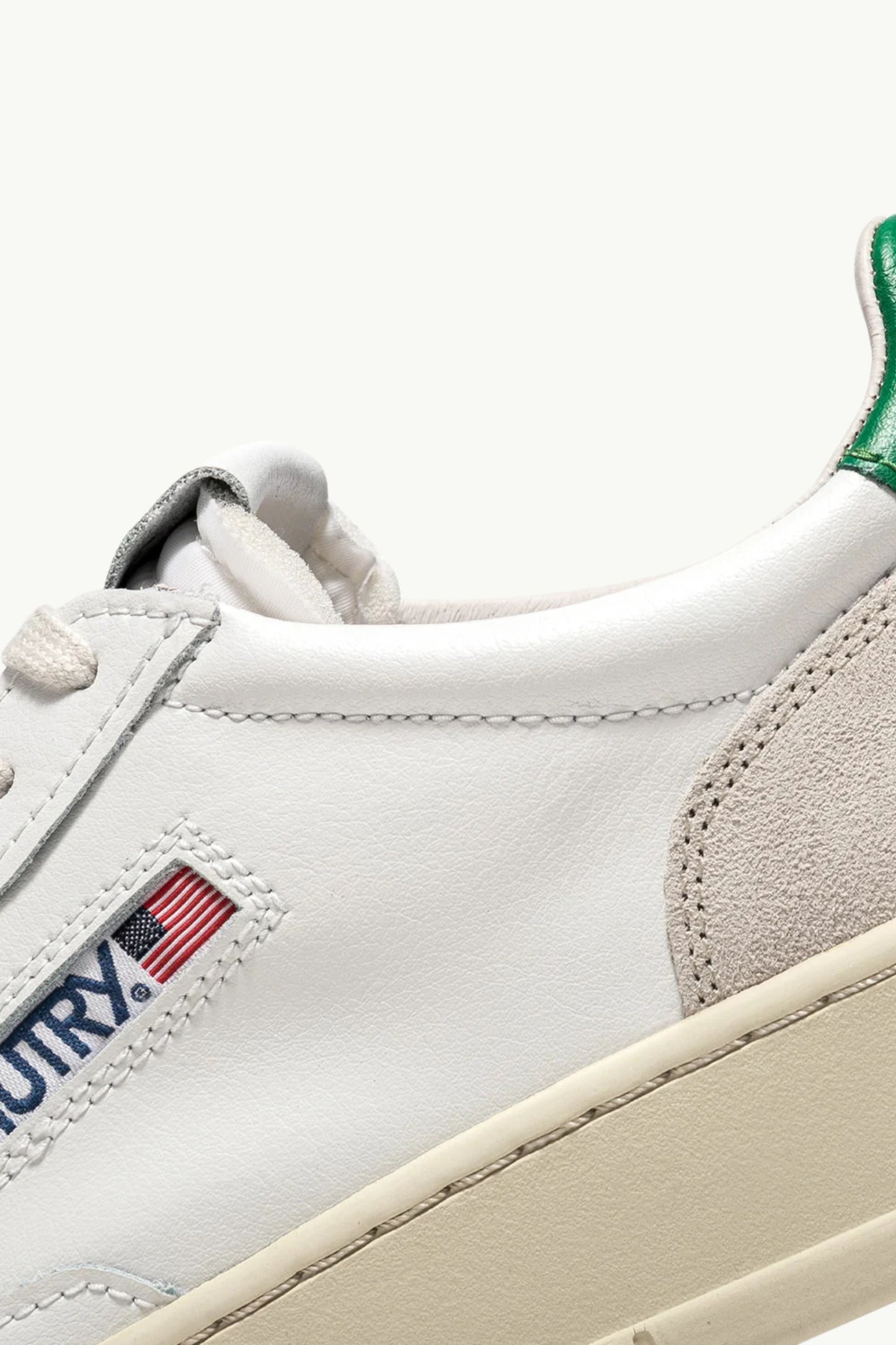  Autry Sneakers Medalist Low Man Leat Suede Bianco - 6