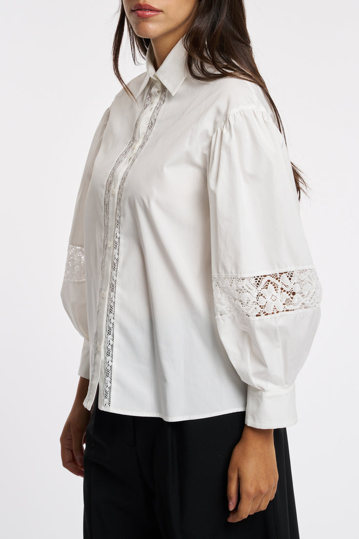  Maxmara White Shirt Women Bianco Donna - 2