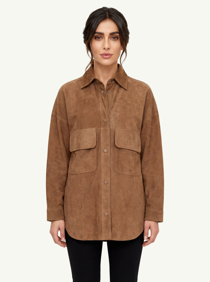 Giacca/Camicia In Vera Pelle  Donna Federica Tosi